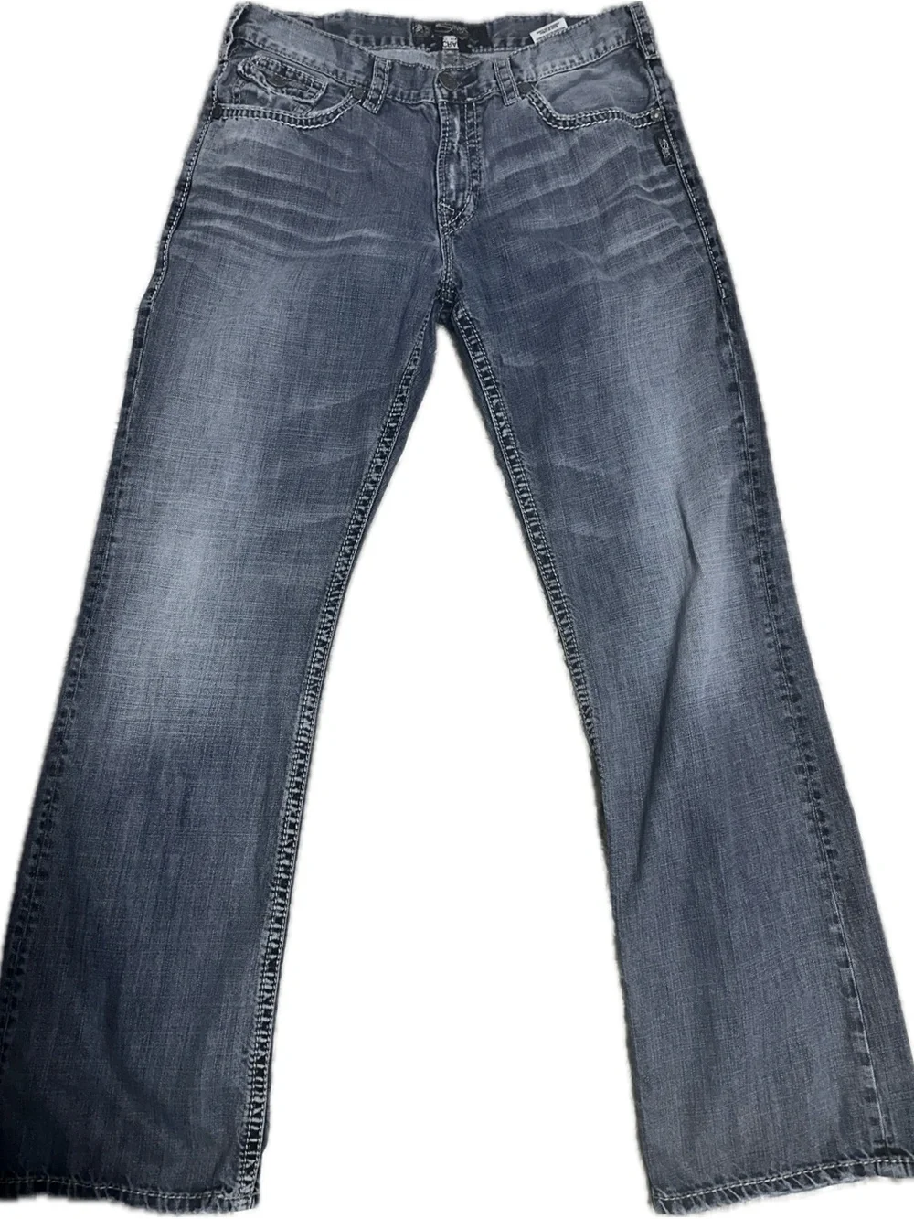 Silver Jeans Co Craig Easy Fit Bootcut Mens Denim Blue W34 L34